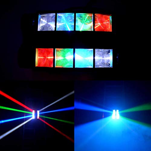 AONCO Cabeza Móvil, 80W LED Luz del Partido la Iluminación del Escenario DMX512 DJ Disco para Bar Fiesta Navideña Halloween