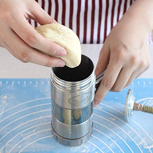 Apark Acero Inoxidable Máquina para Hacer Pasta, Máquina para hacer fideos manual, máquina de prensa de pasta fresca, espaguetis de pasta fresca, máquina para hacer tagliatelle, 5 x Molde