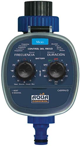 Aqua Control C4099O Programador de Riego para Jardín, Para todo tipo de Grifos, Apertura a 0 Bar. Antiguo C4099N