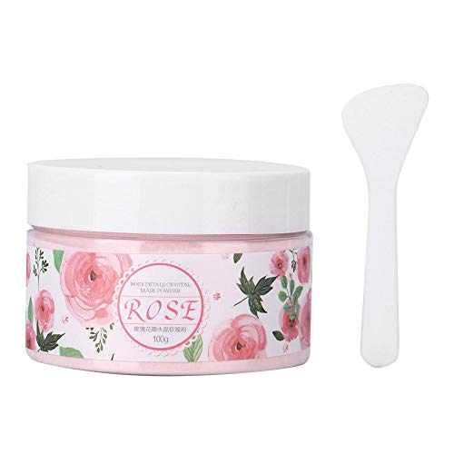 Arcillas Faciales,100g Polvo suave cristalino orgánico natural de la máscara del pétalo de Rose, hidratando que blanquea anti arrugas