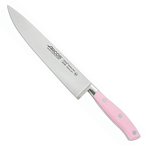 Arcos 233654 Cuchillo cocinero 200 mm riviera rose, metal, Rosa