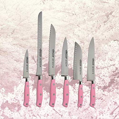 Arcos 233654 Cuchillo cocinero 200 mm riviera rose, metal, Rosa