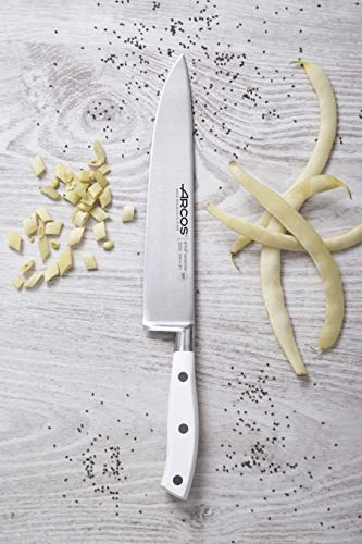 Arcos Riviera Blanc - Cuchillo de cocinero, 200 mm (estuche)