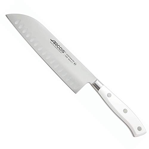 Arcos Riviera Blanc - Cuchillo Santoku, 180 mm (estuche)