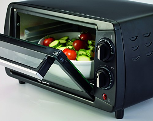 Ariete 980 MINI HORNO 10 LITROS GRAN GUSTO, 800 W, Acero Inoxidable, Negro