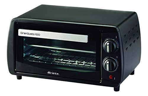 Ariete 980 MINI HORNO 10 LITROS GRAN GUSTO, 800 W, Acero Inoxidable, Negro