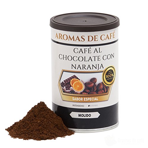 Aromas de Café - Café Tostado 100% Arábica en Cápsulas Compatibles con Nespresso Chocolate y Naranja/Café 100% Arábica Tostado Intensidad Suave Con Sabor Chocolate y Naranja, 10 cápsulas Nespresso