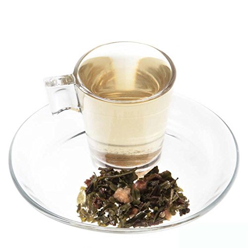 Aromas de Té - Té Verde Arcoiris - Elaborado con Ingredientes Naturales - Con Cardamomo, Canela, Trozos de Manzana, Rodajas de Naranja, Cilantro, Clavo y Pimienta Rosa -50 gr