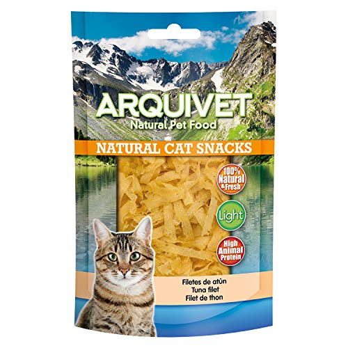 Arquivet Snack Gato, Filetes de Atún, 50 gr - 70 gr