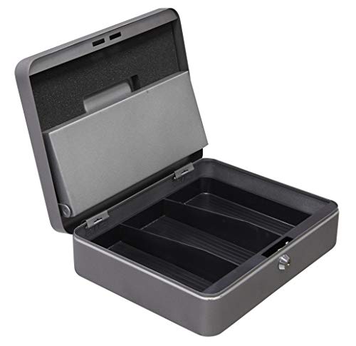 Arregui C9246-EUR Caja de caudales con Bandeja para Euros (Acero), Gris Grafito