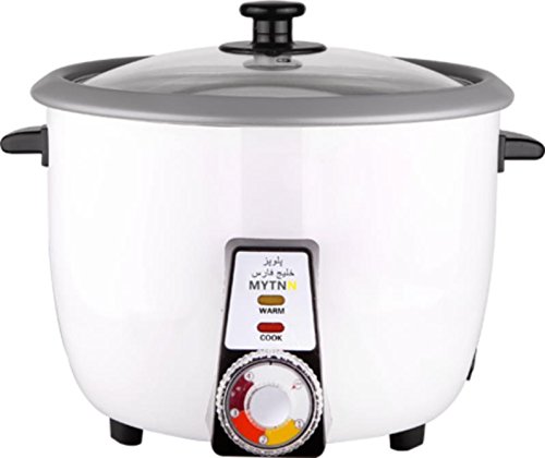 Arrocera totalmente automática para 4 a 6 personas con función de arroz, con cuchara de arroz y vaso medidor Tahdig polopaz Rice cooker con función de mantenimiento caliente Top