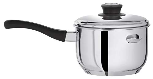 Artame Casserole Bain Marie Avec COUVERCLE, Acero Inoxidable