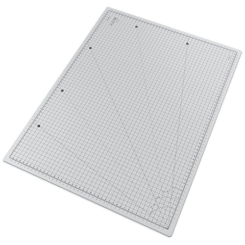 Arteza Base de corte autorreparable para cuchilla circular | Alfombrilla de doble cara para costura | Plancha de corte para medir en centímetros | Tamaño A2 60 x 45 cm (3 mm de grosor)