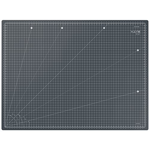 Arteza Base de corte autorreparable para cuchilla circular | Alfombrilla de doble cara para costura | Plancha de corte para medir en centímetros | Tamaño A2 60 x 45 cm (3 mm de grosor)