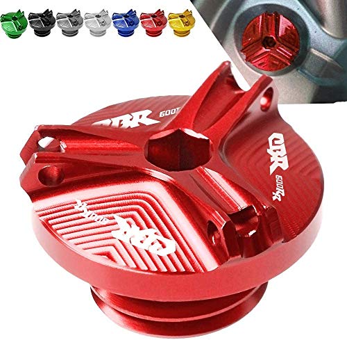 ASDZ Estrenar Práctico Moto Accesorios for Honda CBR 600RR 2007-2018 2016 2015 2014 2013 2012 Filtrar CBR 600RR aluminio de la motocicleta de aceite del motor tornillos Copa cubierta del enchufe astil