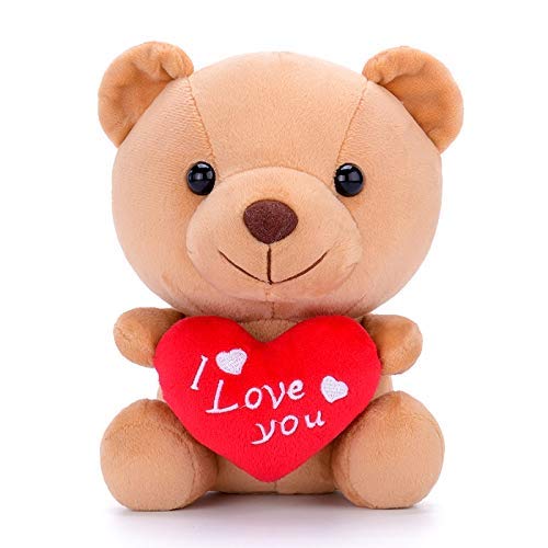 asfrata265 Oso De Peluche De Peluche con Corazón Te Amo Love Toyss Peluches Juguetes para Novia Almohada Suave Niños/Parejas/Ancianos Juguetes Muñecas