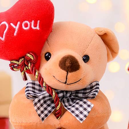 asfrata265 Oso De Peluche De Peluche con Corazón Te Amo Love Toyss Peluches Juguetes para Novia Almohada Suave Niños/Parejas/Ancianos Juguetes Muñecas