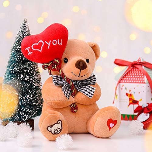 asfrata265 Oso De Peluche De Peluche con Corazón Te Amo Love Toyss Peluches Juguetes para Novia Almohada Suave Niños/Parejas/Ancianos Juguetes Muñecas