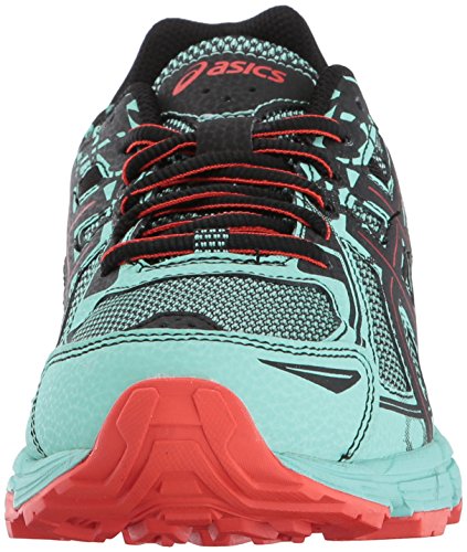 Asics - Gel-Venture 6 - Zapatillas deportivas para mujer, para correr, Verde (Verde hielo/Negro/Tomate de Cereza), 38.5 EU