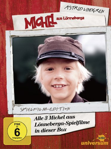 Astrid Lindgren: Michel aus Lönneberga - Alle 3 Michel-Spielfilme in dieser Box (Spielfilm-Edition, 3 Discs) [Alemania] [DVD]