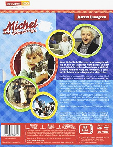 Astrid Lindgren: Michel aus Lönneberga - TV-Serie Komplettbox (TV-Edition, 3 Discs) [Alemania] [DVD]