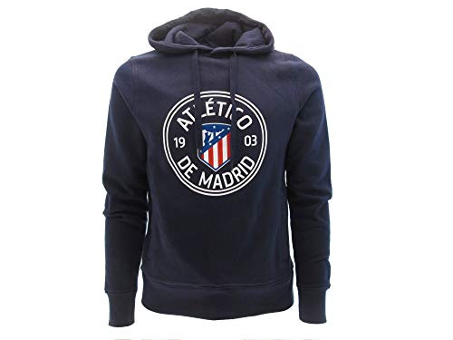 Atlético Madrid - Sudadera con capucha oficial, turquesa, 10 años