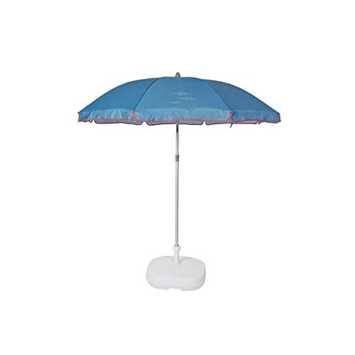 Aucune EZPELETA Parasol de Plage Beach - Ø 180 cm - Poisson Bleu Socle Non inclus