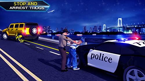 Autopista Policía Persecución Policía Simulador 2018 Alto Velocidad Policía Coche Grappler Gángster Escapar Aventuras Juegos Gratis por Niños