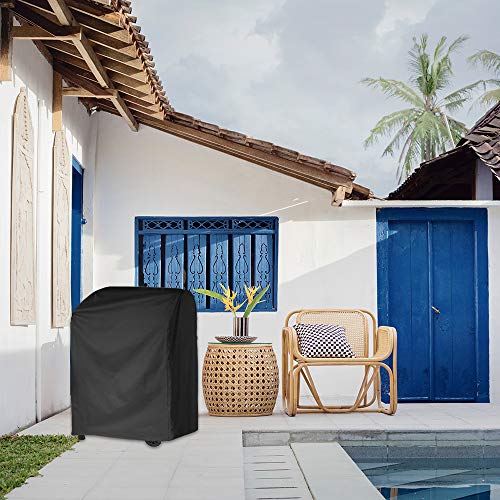 AWNIC Funda Barbacoa Rectangular Funda BBQ Impermeable Tela Oxford Resistente al Desgarro 105x49x102cm