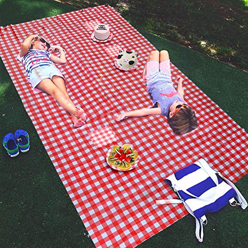 Aytai Rojo y Blanco a Cuadros Disponible Juego de vajilla, 1pcs Mantel + 8pcs Placas + 20pcs servilletas para Picnic Decoraciones del Partido al Aire Libre Partido Barbacoa Suministros