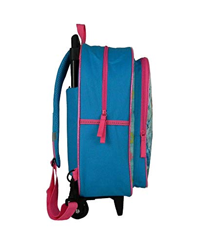 Bagtrotter VAINI96EXPLO Vaiana - Mochila con Estuche (32 x 15 x 42 cm), Color Azul y Rosa