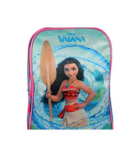 Bagtrotter VAINI96EXPLO Vaiana - Mochila con Estuche (32 x 15 x 42 cm), Color Azul y Rosa