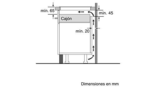 Balay 3EB977LT Integrado Con - Placa (Integrado, Con placa de inducción, Negro, 1400 W, 15 cm, 2200 W)