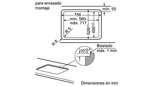 Balay 3ETG676HB Integrado Encimera de gas Negro hobs - Placa (Integrado, Encimera de gas, Vidrio, Negro, hierro fundido, 1000 W)