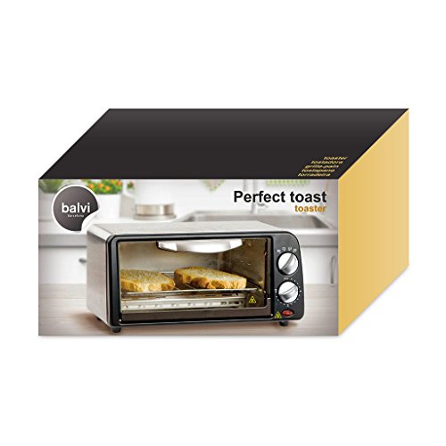 Balvi - Toast tostadora de Pan. Permite descongelar/Calentar/tostar trozos de Barra de Pan. Permite fundir y gratinar. 220V - 650W. En Acero Inoxidable.