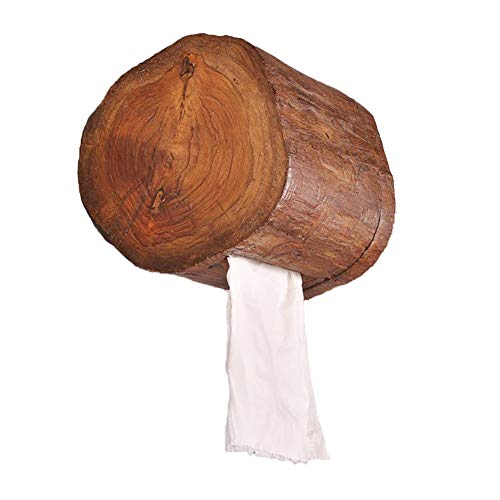 Bambú soporte de papel en rollo pared soporte de papel natural para baño natural Hotel soporte del papel higiénico de madera tubo de papel higiénico titular de papel titular de la toalla de papel