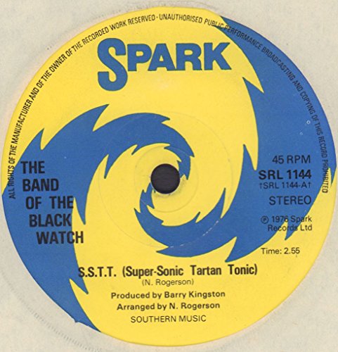 Band of the Black Watch S.S.T.T. Super-Sonic Tartan Tonic Y Viva Espana UK 45 7"