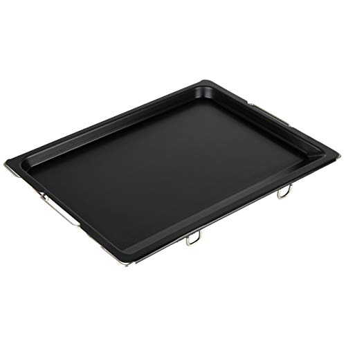 Bandeja para horno universal con asas de acero inoxidable - ajustables 41-51 cm - antiadherente