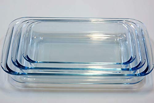 BANDEJAS DE HORNO TIPO ”PYREX” SET 3 BANDEJAS GOURMET TOOLS