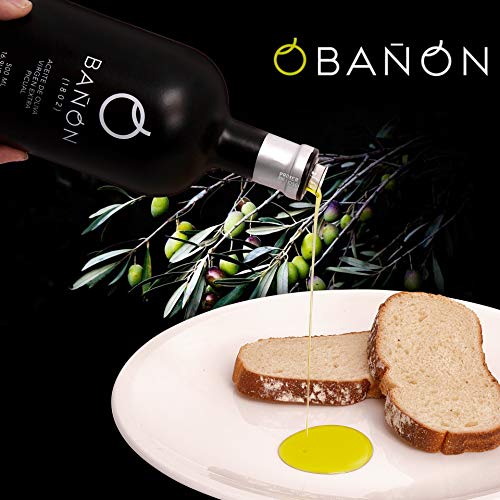 Bañon Aceite de Oliva Virgen Extra Picual Gourmet de Cosecha Temprana Jaén Andalucía Botella 500ml