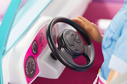 Barbie Jeep, coche todo terreno al aire libre, coche de juguete (Matte GMT46)