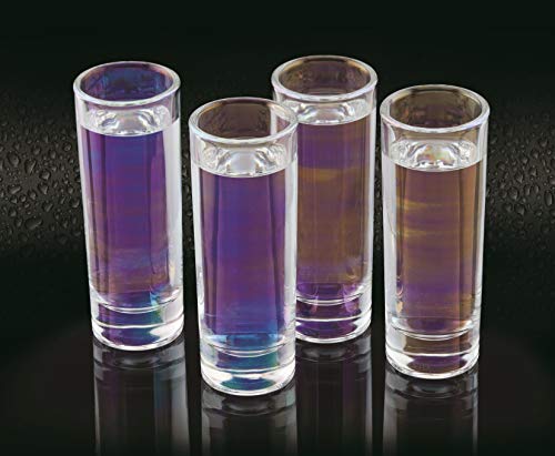 BarCraft Rainbow-Pearl - Copa iridiscente para vino, vidrio, multicolor, 3.9 x 3.9 x 10.4 cm