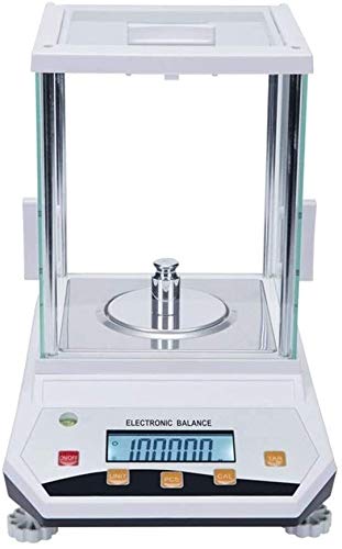 Báscula de cocina digital Escalas de joyería de alta precisión, de 500 g / 0,001 g Balanza de precisión Count Tara Blanca LCD de alta definición de pantalla multifuncional Escala electrónica Balanza d