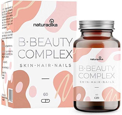 B·Beauty Complex Cabello, Piel y Uñas | Efecto Crece Pelo y Fortalecedor de uñas | Biotina, Extractos y Vitaminas para el Cabello y la Piel | Ingredientes con Resultados Científicamente Testados