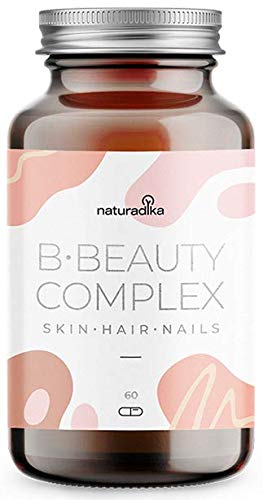 B·Beauty Complex Cabello, Piel y Uñas | Efecto Crece Pelo y Fortalecedor de uñas | Biotina, Extractos y Vitaminas para el Cabello y la Piel | Ingredientes con Resultados Científicamente Testados