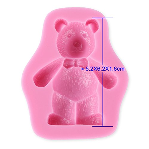 (Bear) - Bear Silicone Fondant Cake Icing Sugarcraft Decorating Mould Tools