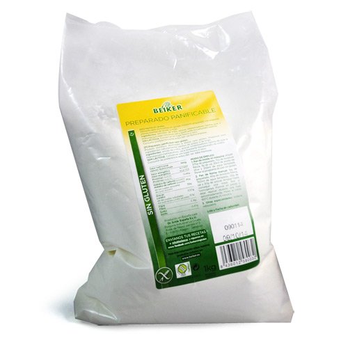 Beiker Preparado Panificable sin Gluten - 1000 gr