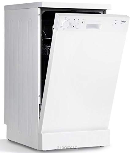 Beko DFS05013W lavavajilla Independiente 10 cubiertos A+ - Lavavajillas (Independiente, Blanco, Tamaño completo (60 cm), Blanco, Botones, Giratorio, Acero inoxidable)