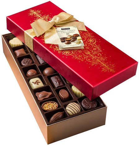 Belgian Luxury Chocolates 46 Piezas - 570 Gr. En Caja Regalo.