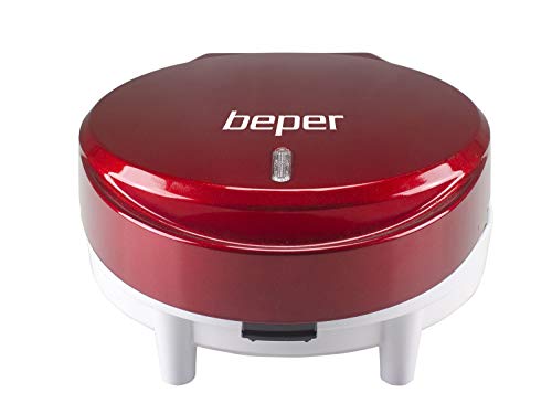 BEPER - Maquina de hacer conos de helado, Máquina para Hacer Gofres, Barquillos y Cucuruchos de helados, rojo